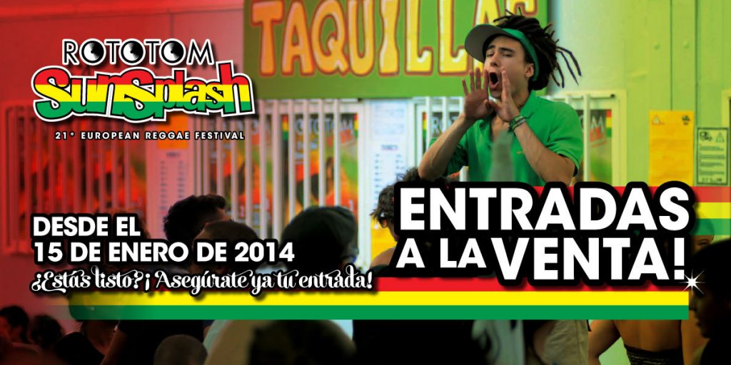 Entrades Rototom 2014