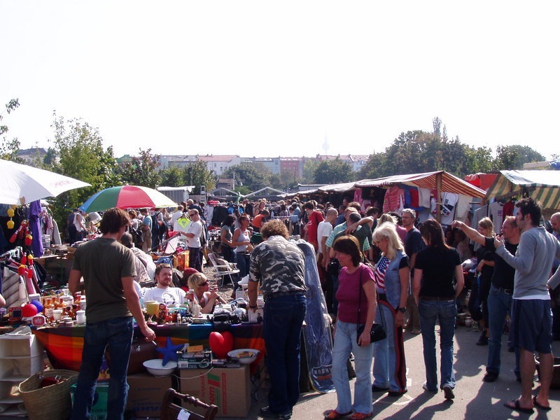 Fleamarket a Berlín