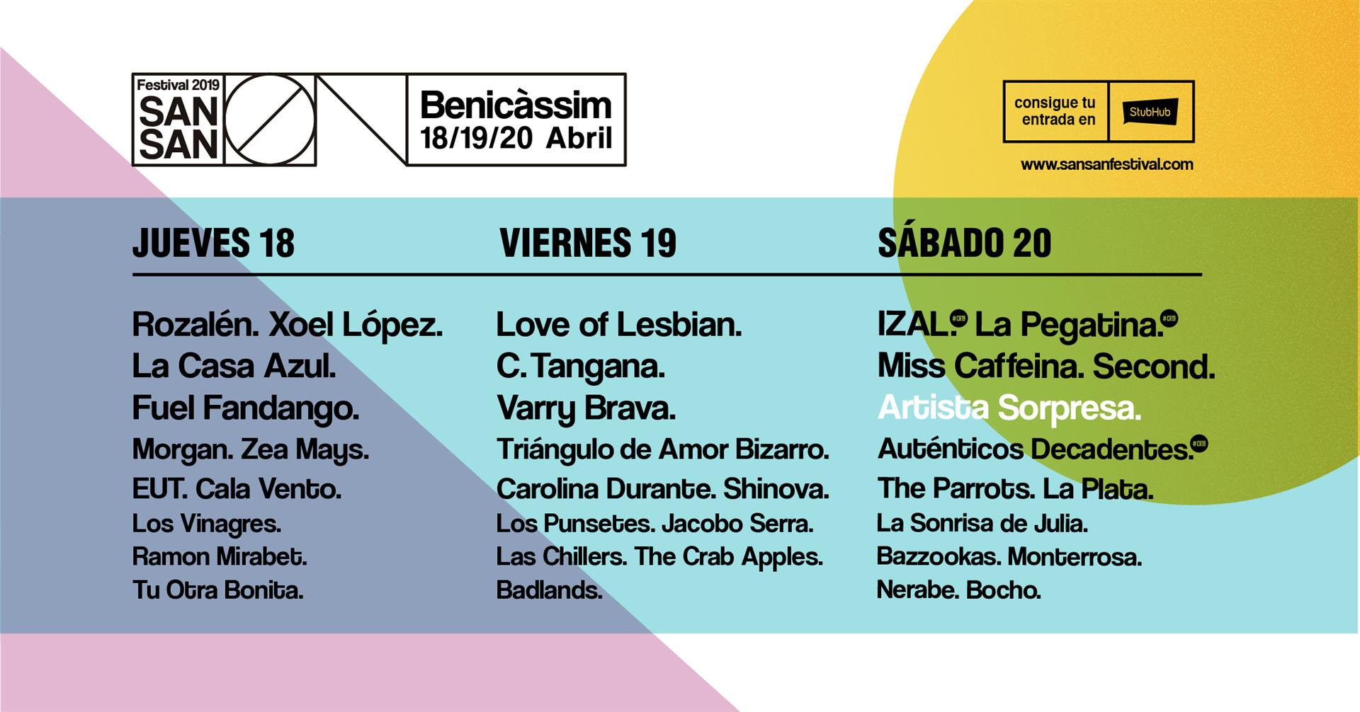 Cartell per dies SanSan 2019