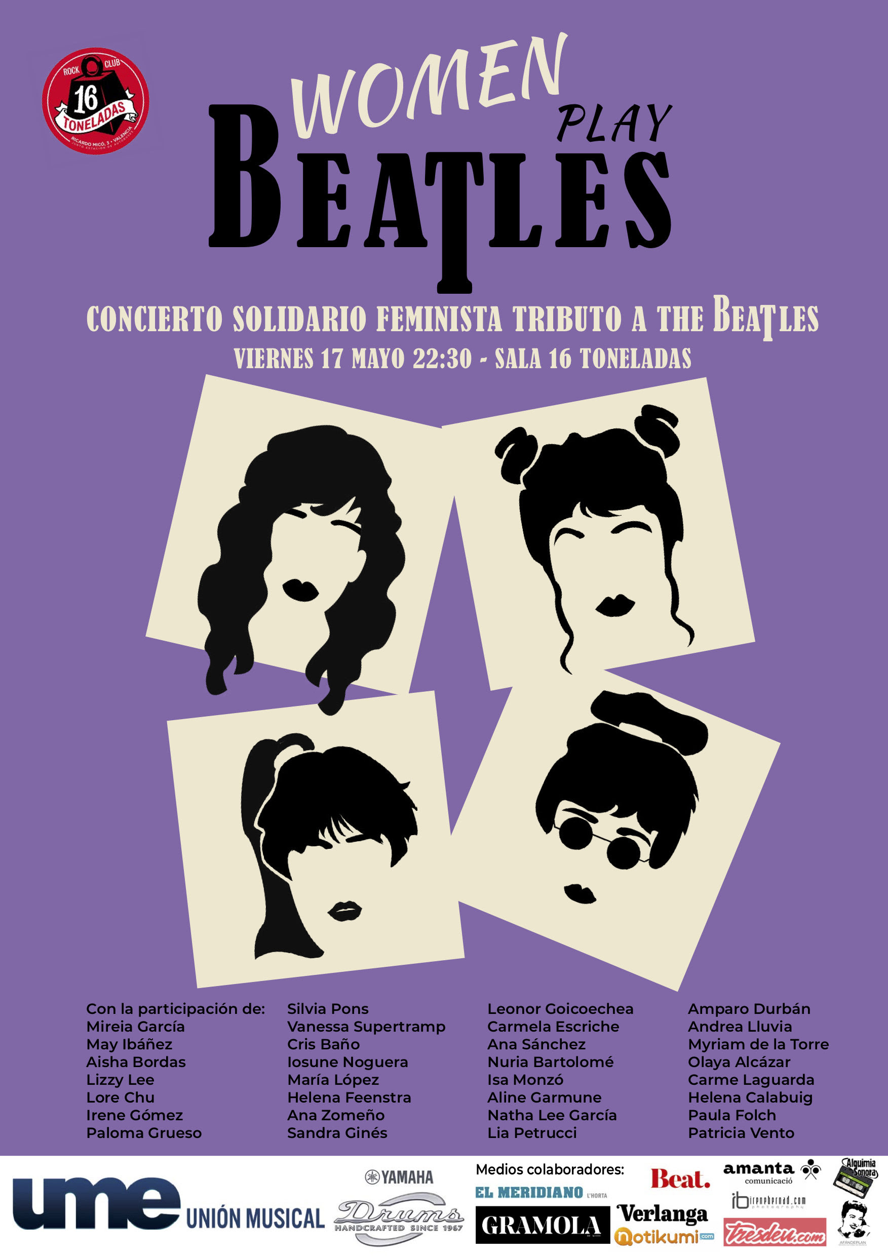 Women play Beatles cartell