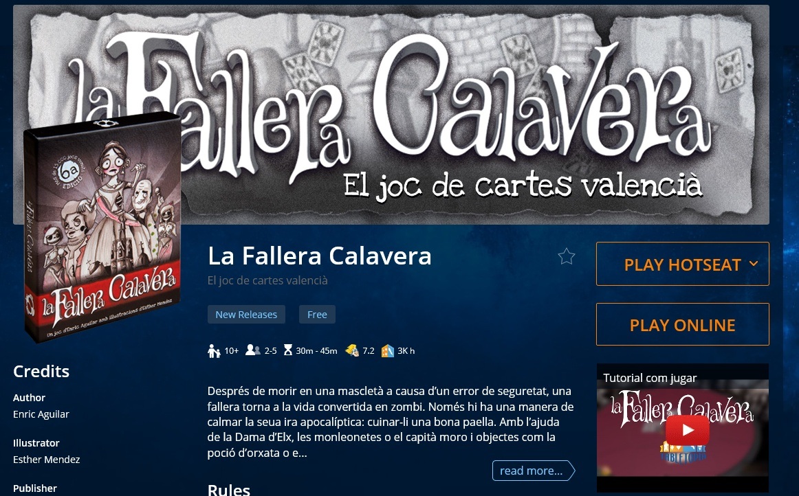 La Faller Calavera Online