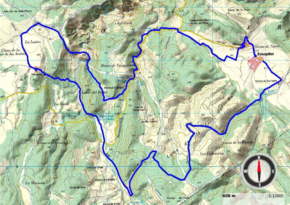 Mapa Land Camí del Silenci