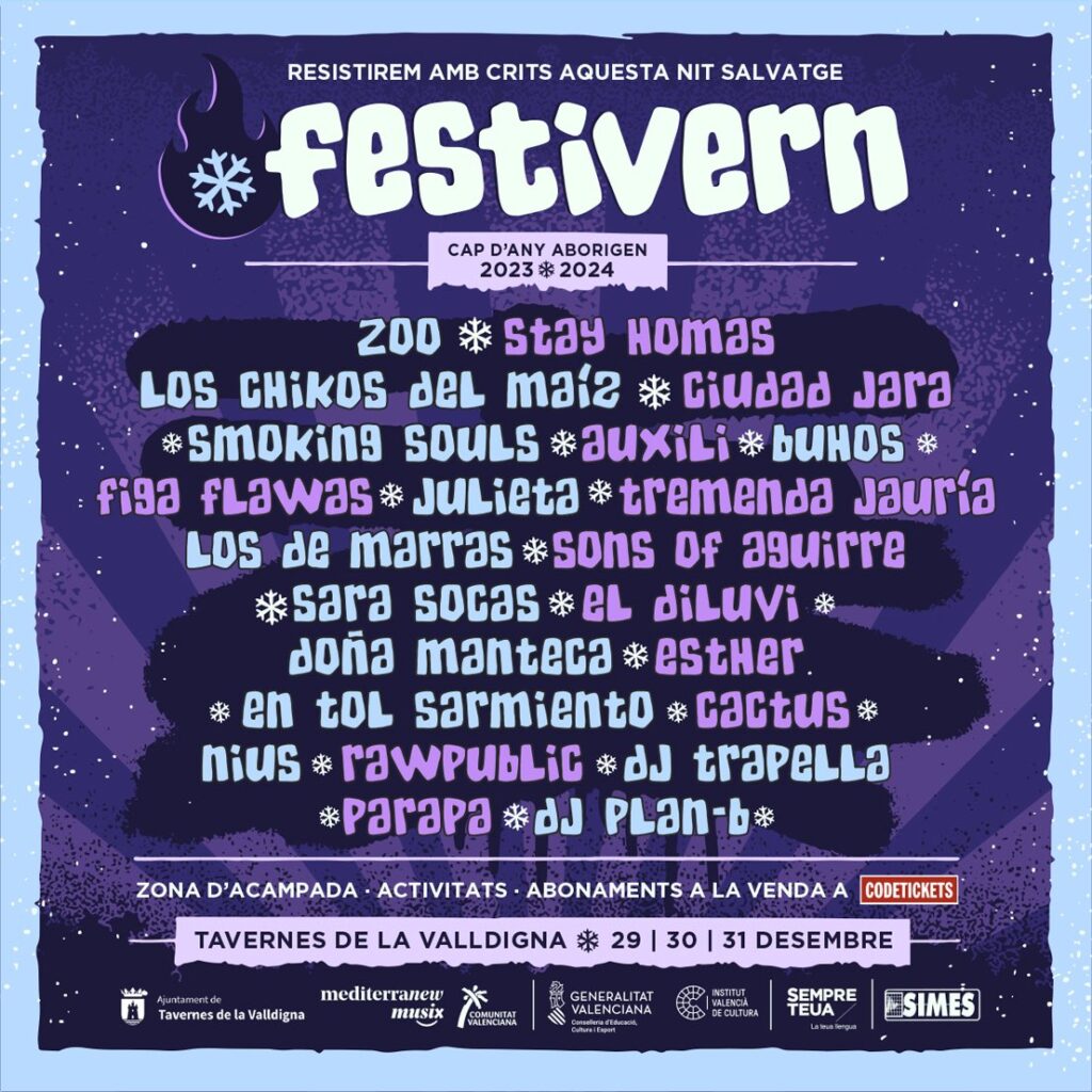 Tot el cartell de la nova edició del Festivern