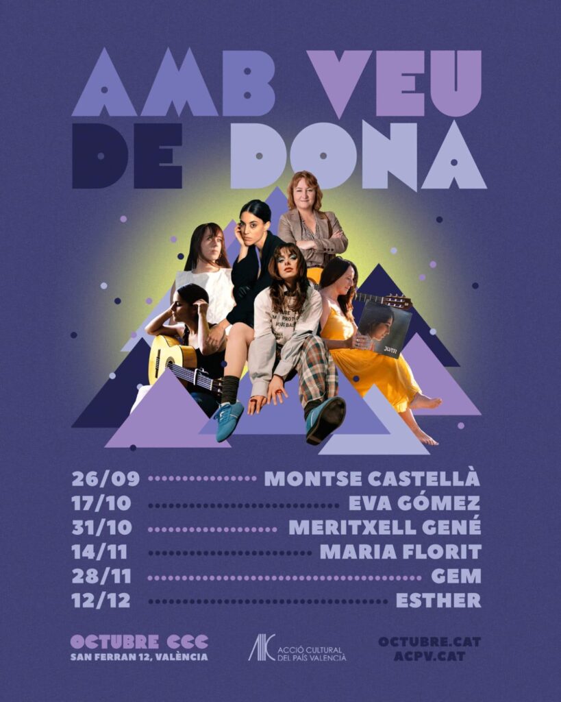 Cartell Amb veu de dona 2025