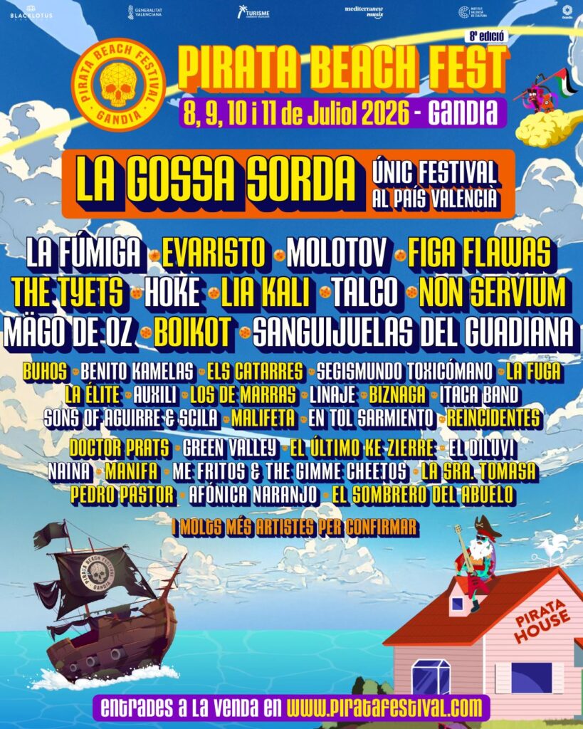 Cartell Pirata 2026 La Gossa Sorda